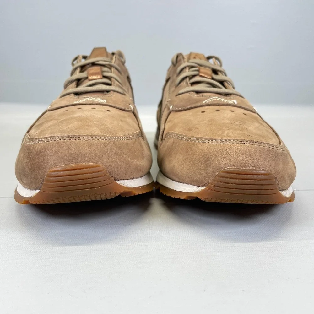 Olukai HUAKA'I LI Shoes Mens Size 11 Brown Nubuck Lace Up Casual Sneakers